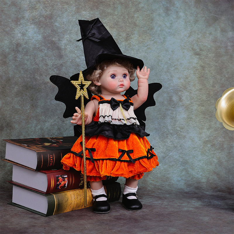 18-Inch/45cm Vinyl Realistic Reborn Baby Doll, Halloween-Themed Limited Edition Dolls - Reborn Doll Australia