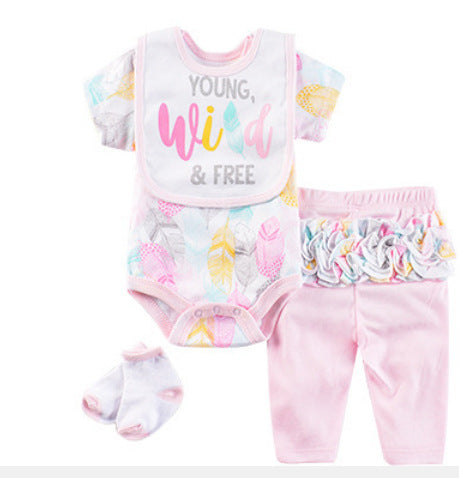 Rebirth doll simulation baby doll clothes suitable for 20-22 inches 50-55CM