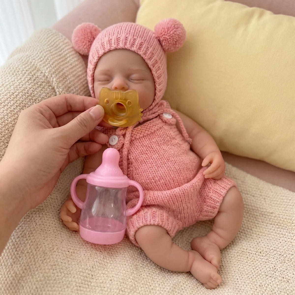 12inch 30CM Full Solid Silicone Reborn Baby Doll Flexible Stretchy Super Soft Realistic Dolls Best Gift