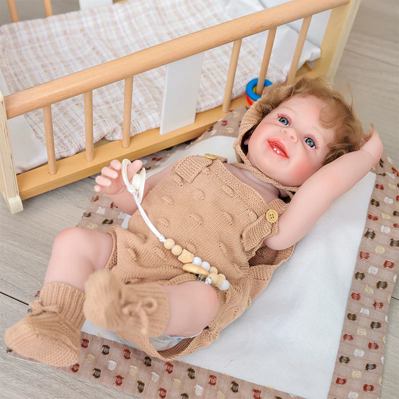 22-inch/55cm cute baby modelling enamel doll - Reborn Doll Australia