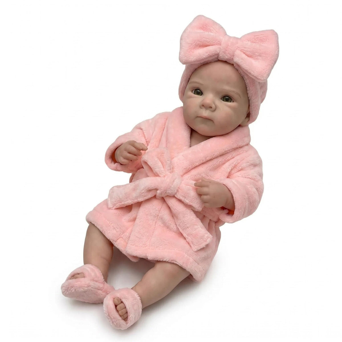 18-inch Platinum Solid Silicone Collectible Doll Super Soft Elastic Feel Bettie Silicone Version Real Baby Size