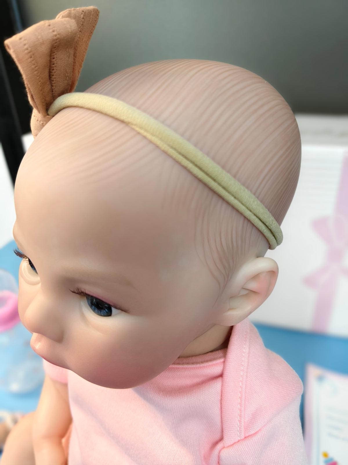 18-Inch/45cm Full Vinyl Reborn Baby Girl - 49cm Anatomically Correct Waterproof Doll with Hand-Painted Hair