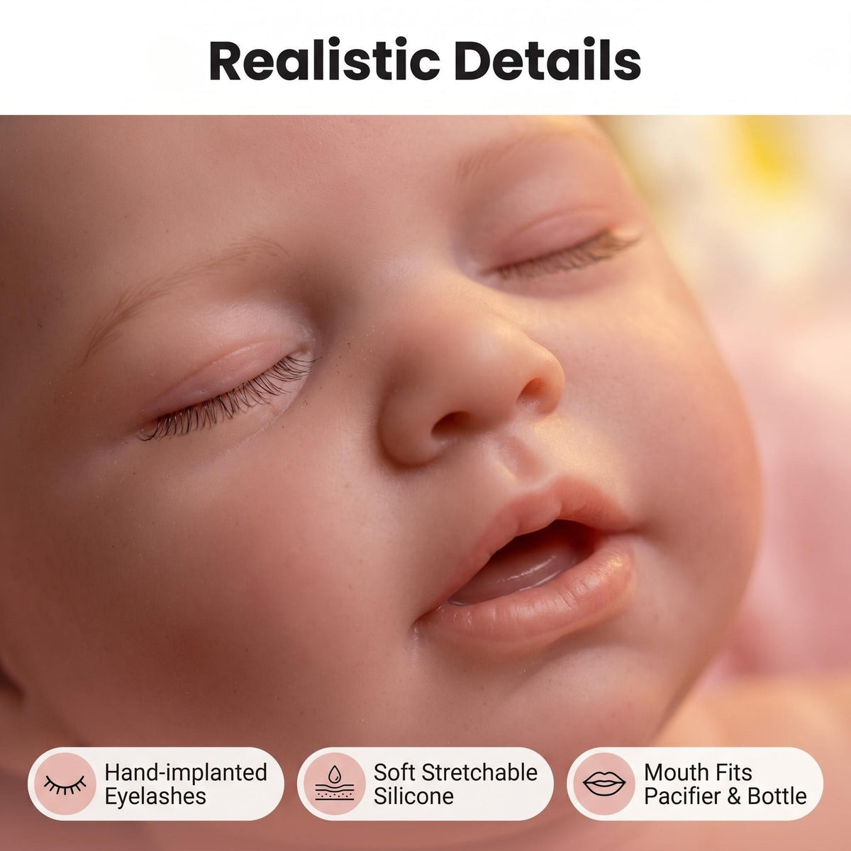 12inch 30CM Full Solid Silicone Reborn Baby Doll Flexible Stretchy Super Soft Realistic Dolls Best Gift