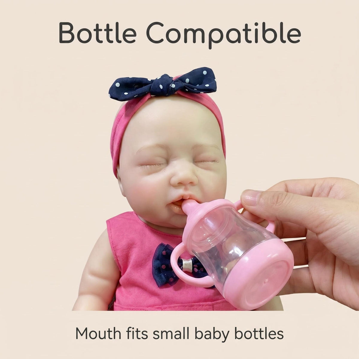 12 inch Reborn Realistic Full Silicone Baby A lifelike newborn girl doll with a soft body and movable limbs, a lovely baby gift for girls aged 3 and up