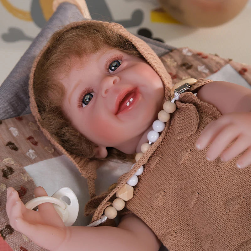 22-inch/55cm cute baby modelling enamel doll - Reborn Doll Australia