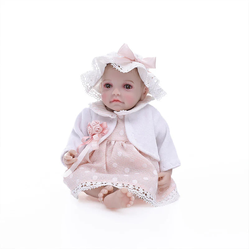 Exquisite Baby Pink Series · 12-Inch/30cm Full Vinyl Reborn Doll - Reborn Doll Australia