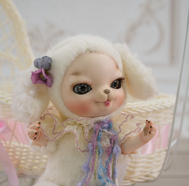 Posable Porcelain Puppy Doll Ball-Jointed Doll (BJD) 10 Inch/25cm - Reborn Doll Australia