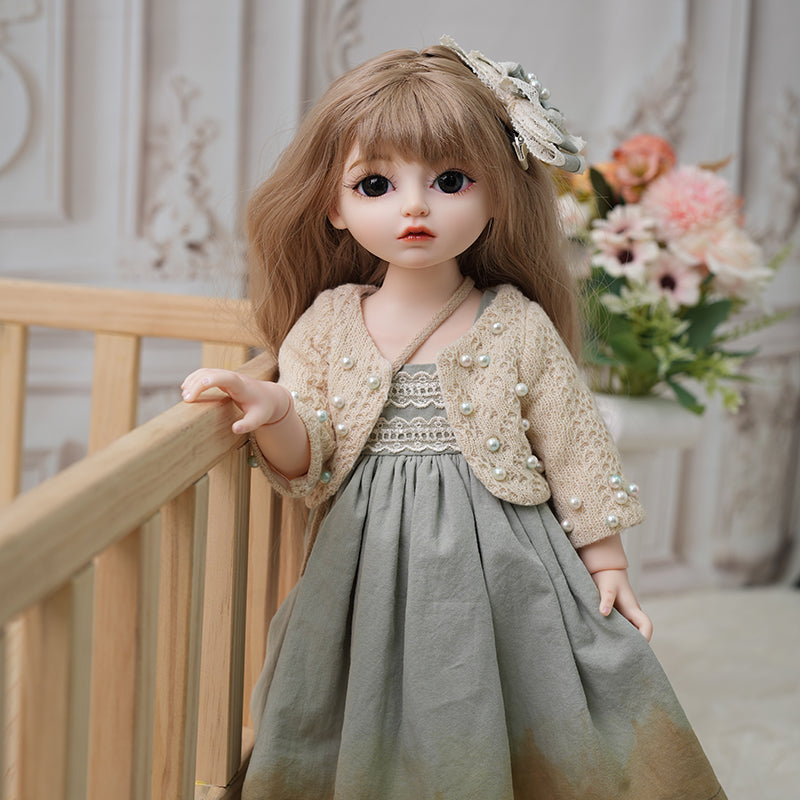 18‑Inch/45cm Country‑Style Hand‑Painted Dress Up Ball‑Jointed Doll (BJD) - Reborn Doll Australia
