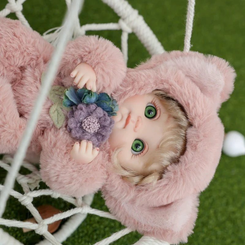 Premium Plush Fox Baby Doll 10 inch/25cm Ultra-Soft Animal Costume Toy Dolls Name Coco - Reborn Doll Australia