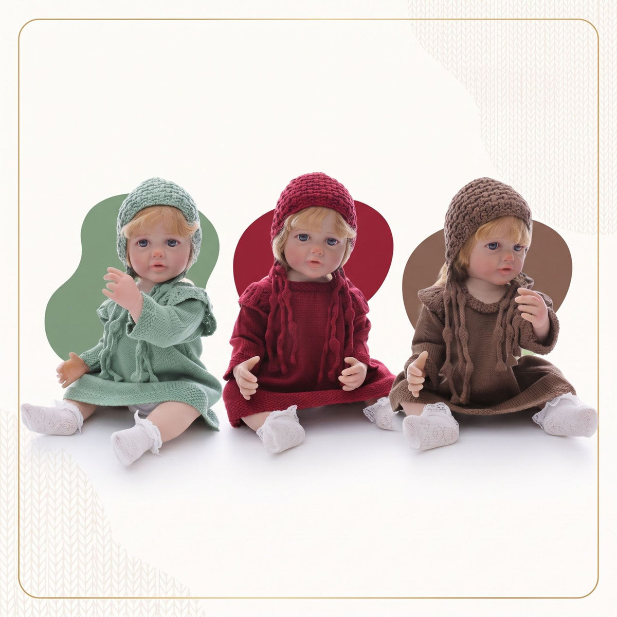 22 inch Reborn Doll with Full Vinyl Body simulated baby Hand-implanted Hair bath toy gift