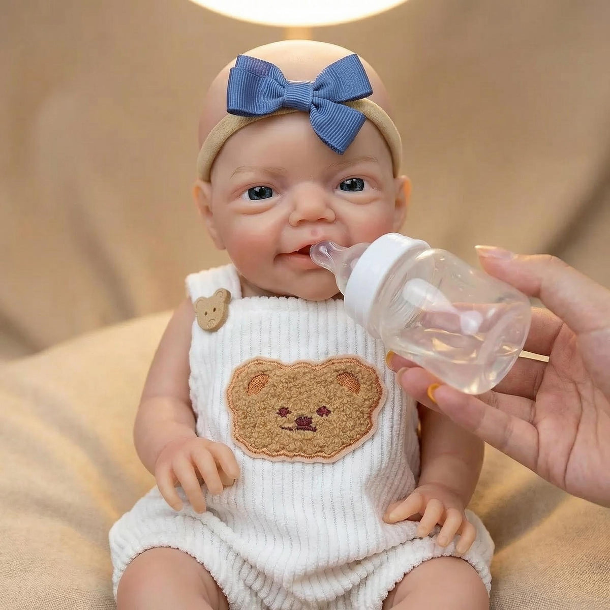 12 inch yellow teddy bear Charlie solid silicone reborn doll