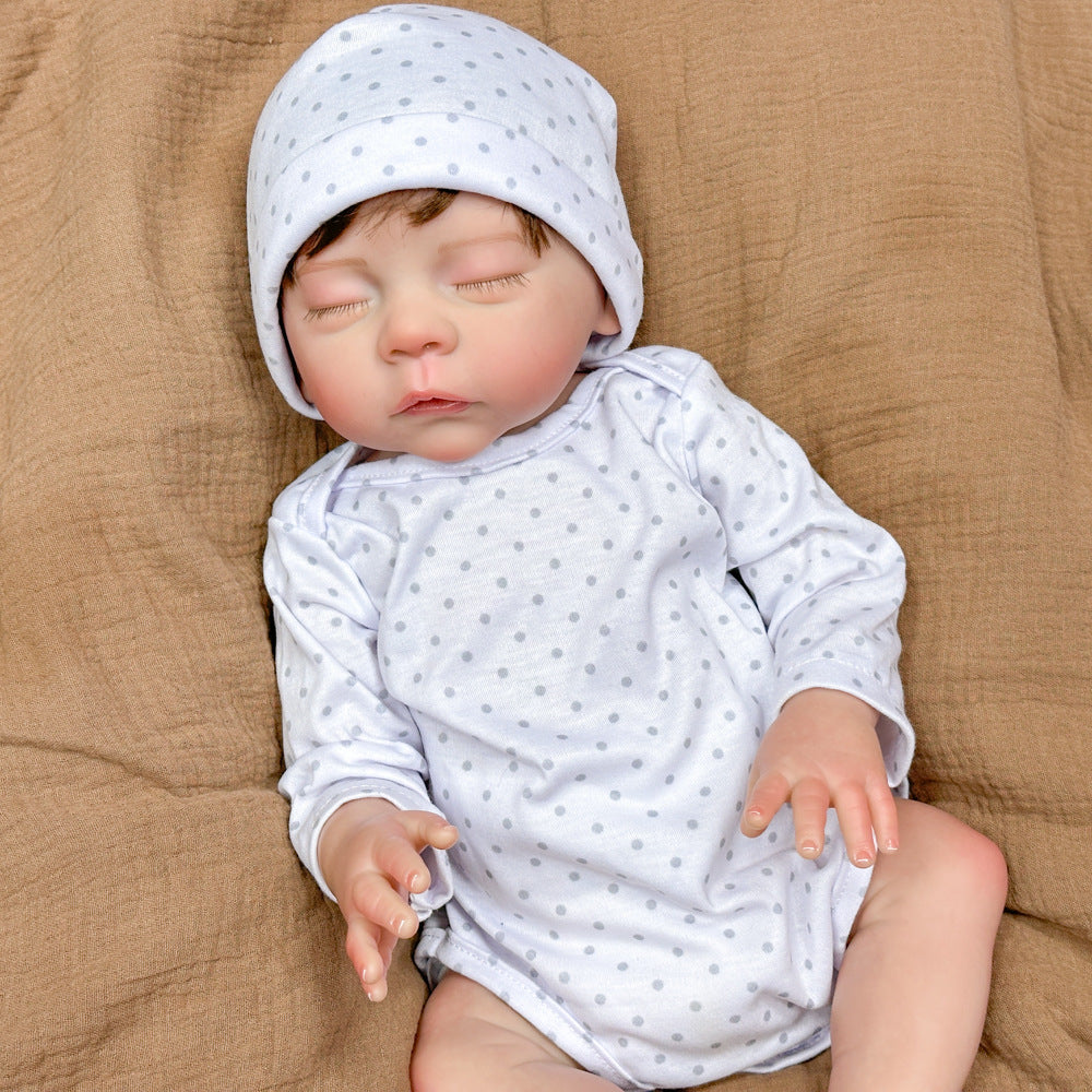 18 Inch Full‑Vinyl Reborn Doll, Nice Surprise for Birthdays and Holiday Gift‑Giving