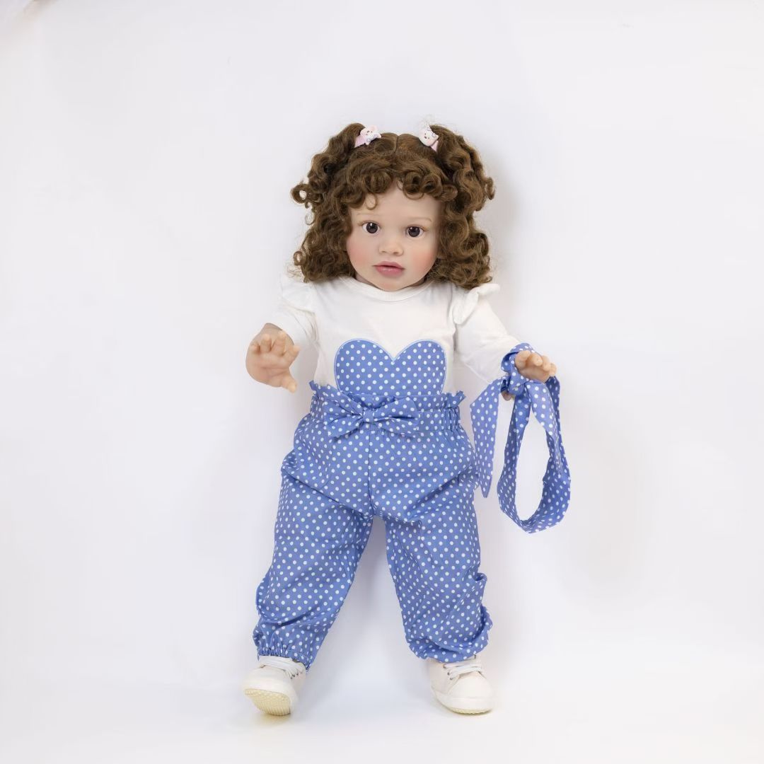 26 Inch Cloth‑Body Lifelike Doll, Cherished Keepsake Toy for Kids and Adult Collectors