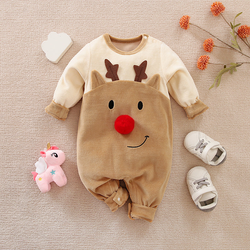 Various styles of Christmas party outfits for babies, suitable for 23/26/28-inch sizes