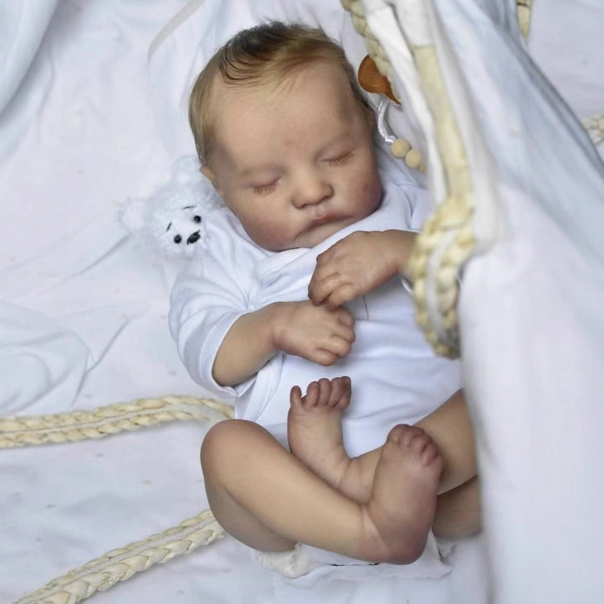 48cm Simulated Baby Full Vinyl Rebirth Doll 3D Skin children's gift