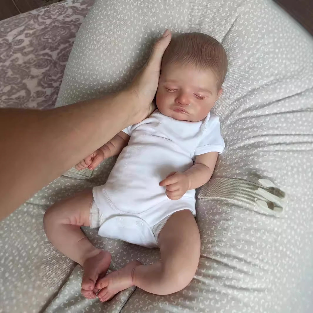 19 inch Reborn Dolls with Cloth Body Touch Soft Newborn Baby Dolls Toys for Girls Reborn Dolls