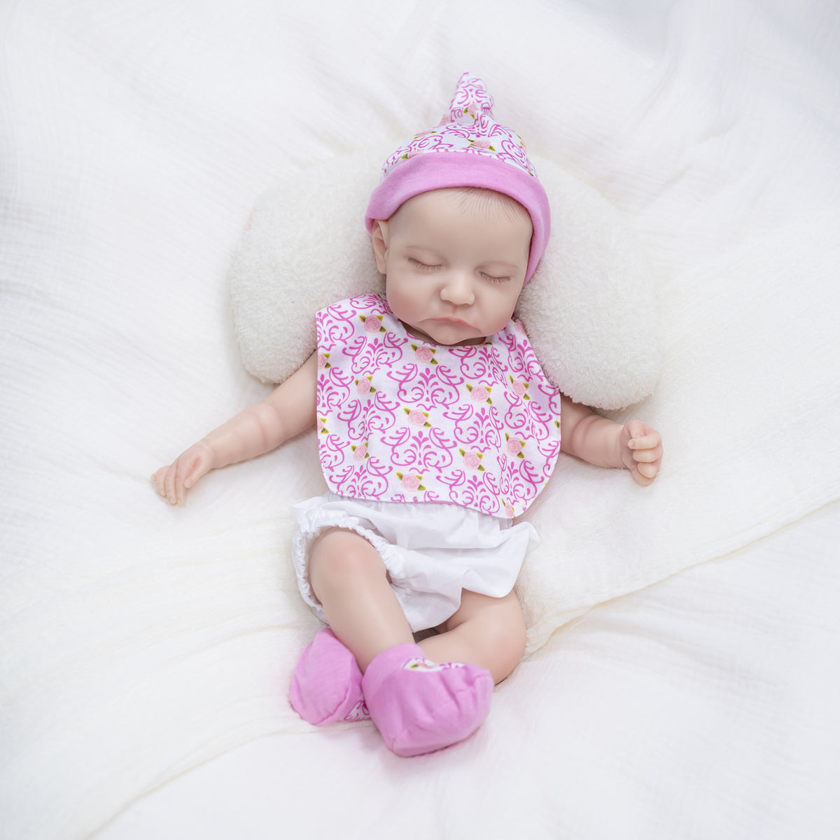 Realistic 12 Inch with Full Silicone Reborn Doll, Thoughtful Present for Children and Adult Collectors for Holidays & Birthdays