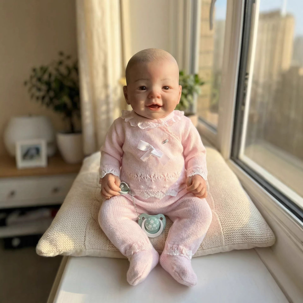 19inch Cloth Body Reborn Doll Newborn Baby doll