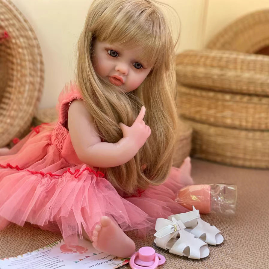 55cm Full Vinyl Rebirth Doll Simulation Doll Princess Gift