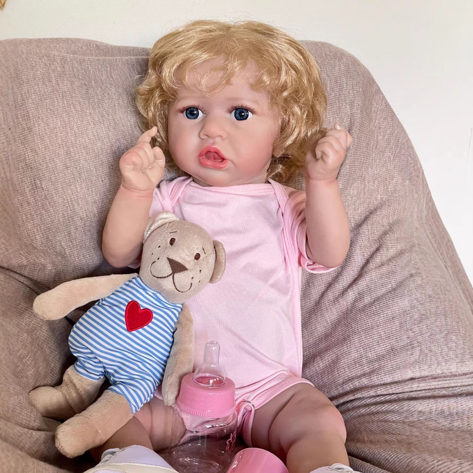 50cm Simulated Baby Full Vinyl Reborn doll Saskia children's gift