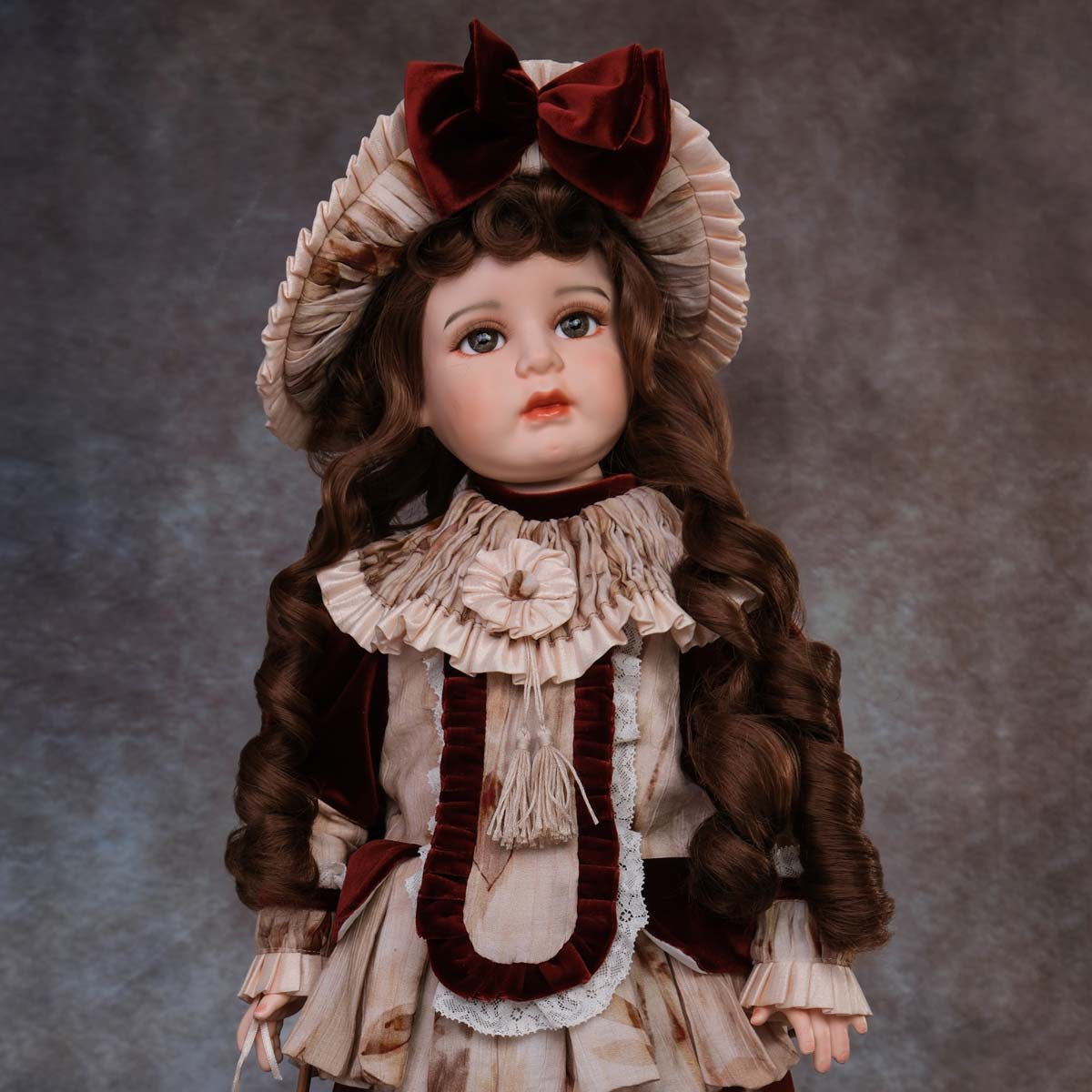 26 Inch Collectible Girl Dolls Genuine Fine Bisque Porcelain Doll