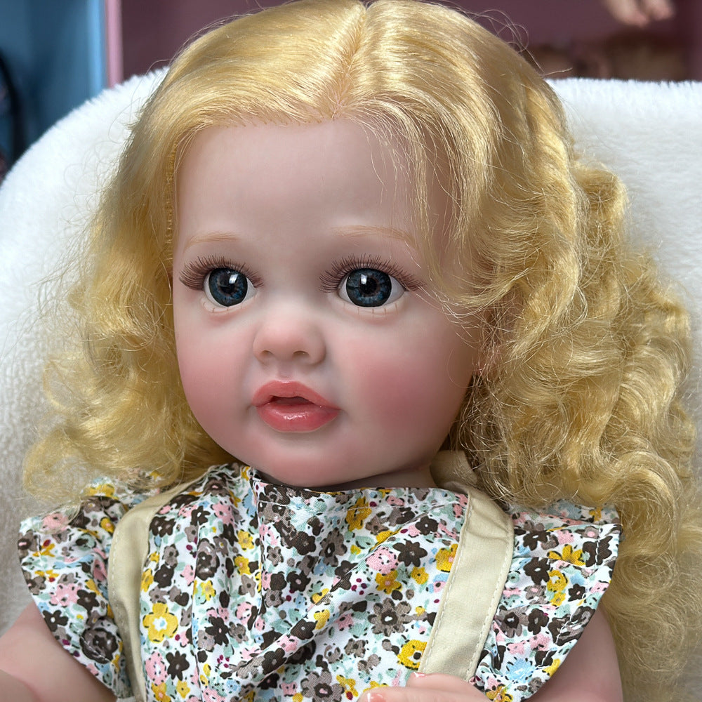 22 Inch Full‑Vinyl Lifelike Reborn Doll, Cherished Heirloom for Birthday Parties and Holiday Shopping Seasons