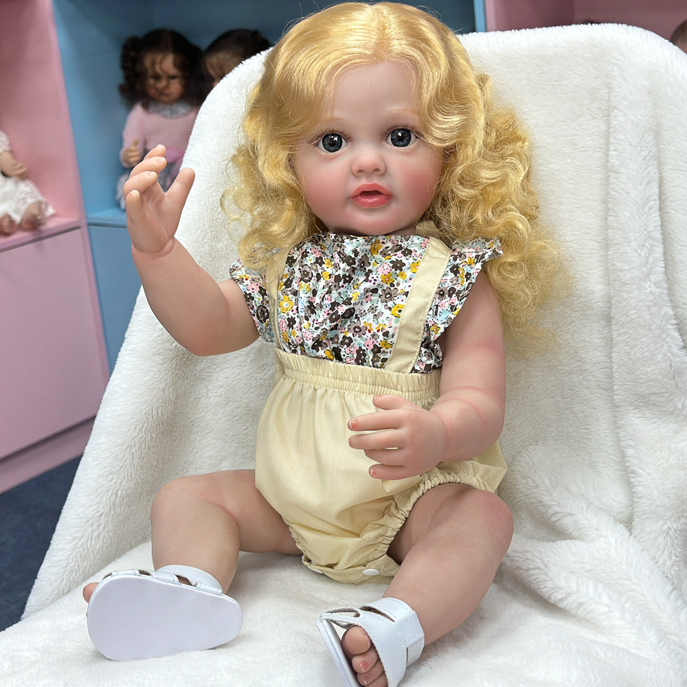 22 Inch Full‑Vinyl Lifelike Reborn Doll, Cherished Heirloom for Birthday Parties and Holiday Shopping Seasons