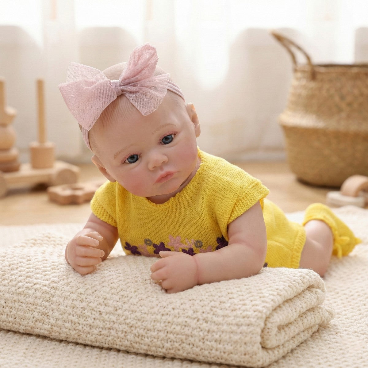 50cm full rubber reborn doll simulation baby treasure person