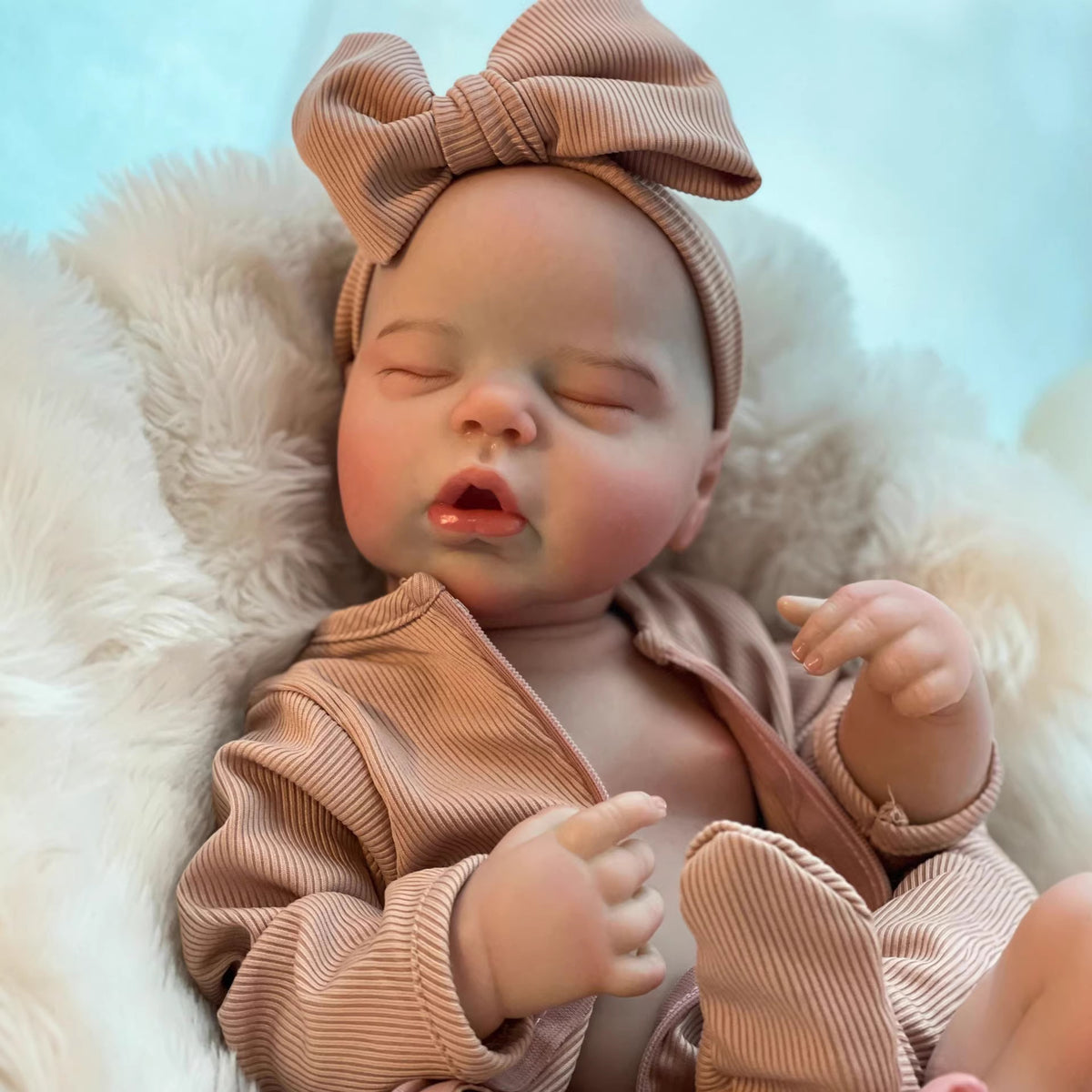 19 inch simulation doll Reborn doll exquisite painted 3D skin gift for children