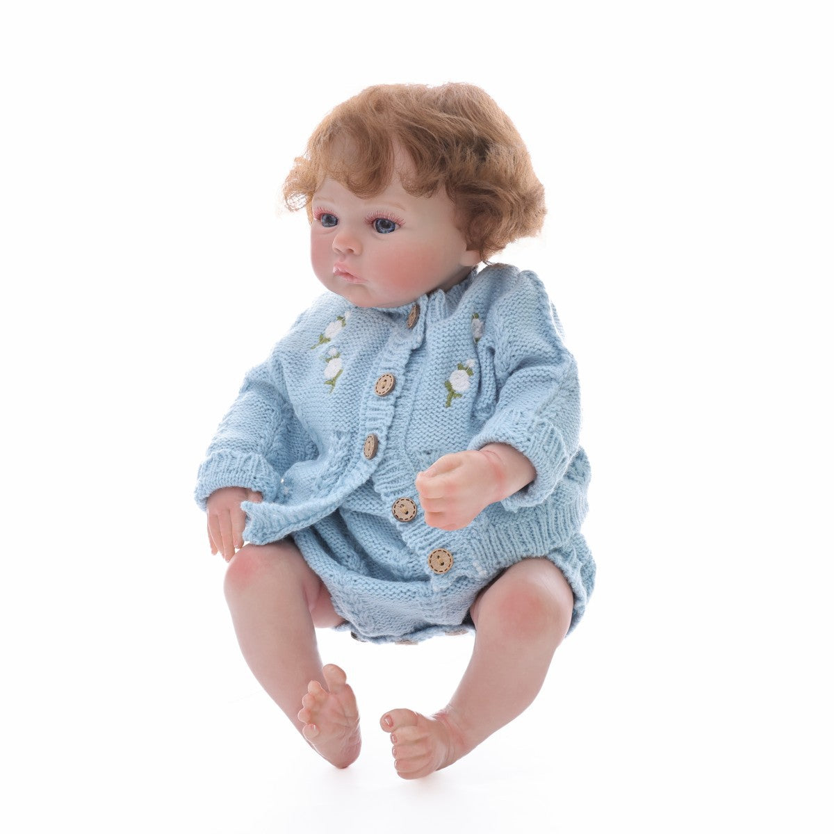 45CM Hair Transplant Reborn Doll Simulation Baby