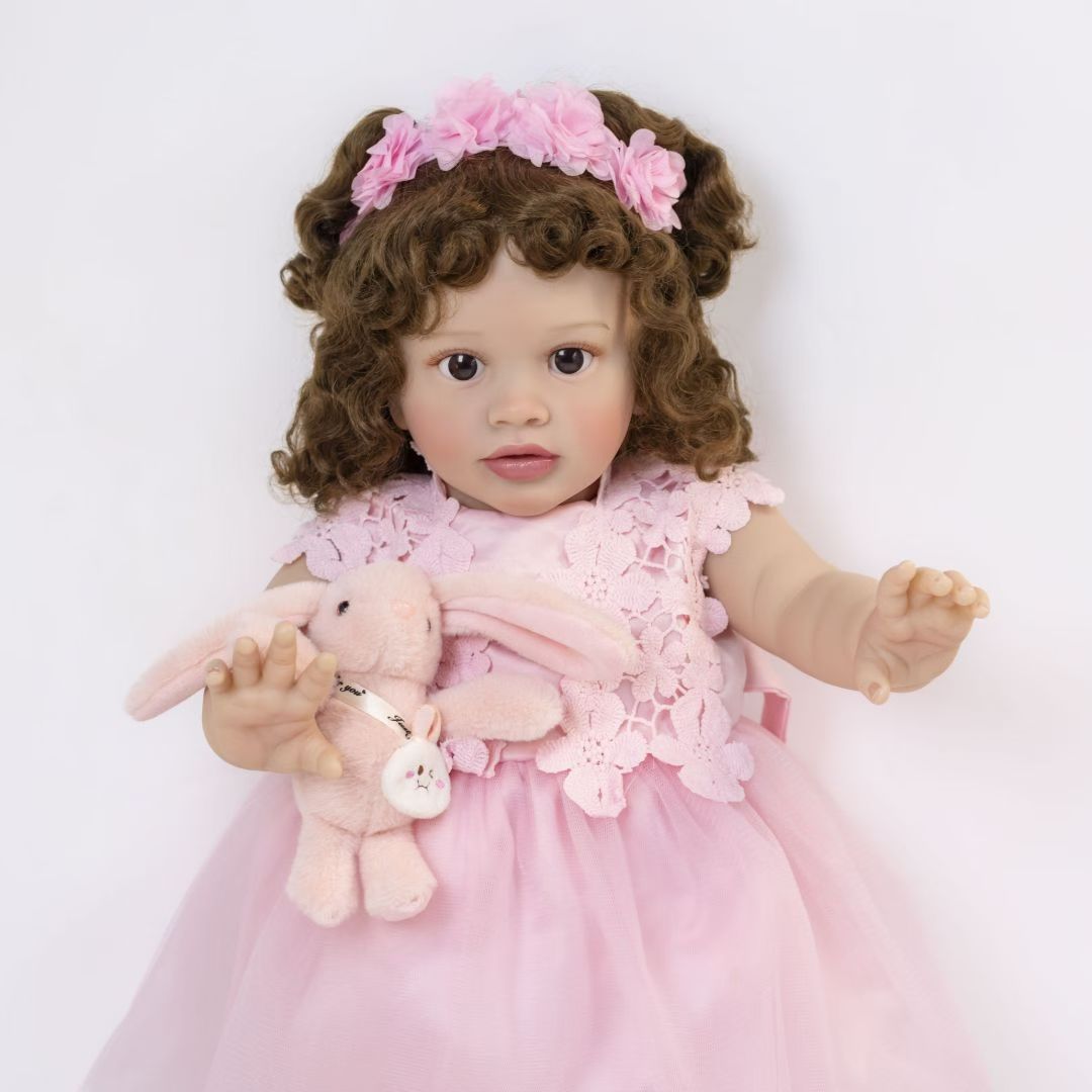 26 Inch Cloth‑Body Lifelike Doll, Cherished Keepsake Toy for Kids and Adult Collectors