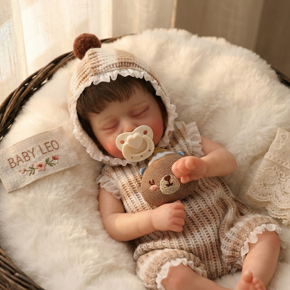 12 inch 30cm hair transplant solid silicone reborn doll simulation baby changing outfit