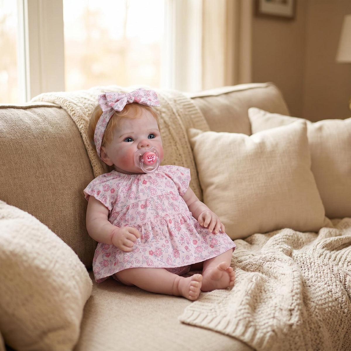 18 inch Open Eyes with Cloth Body Reborn Doll, All-Occasion Toy & Collectible Gift