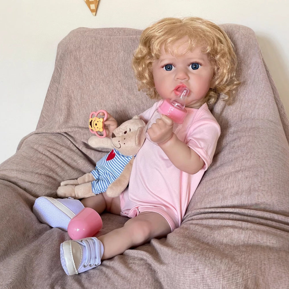 50cm Simulated Baby Full Vinyl Reborn doll Saskia children's gift