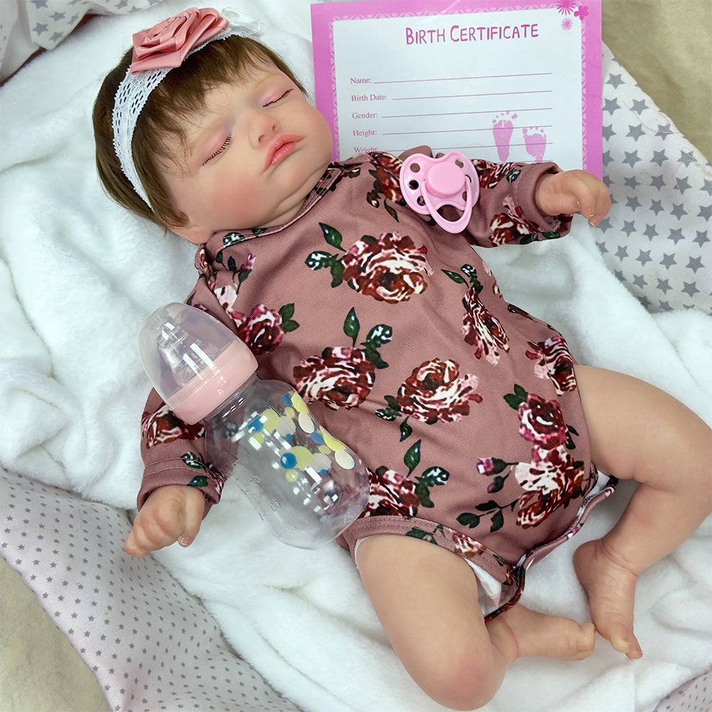 18 Inch Full‑Vinyl Lifelike Reborn Doll, Cherished Keepsake for Birthday & Holiday Seasons
