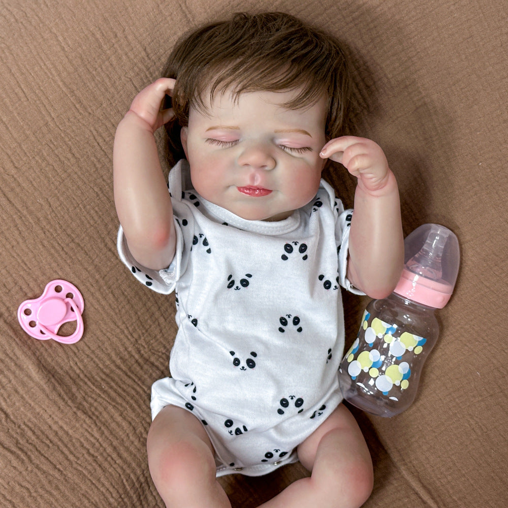 20 Inch Full-Vinyl Lifelike Sleepy Baby Doll, Timeless Keepsake for Birthdays and Holiday Gift Seasons