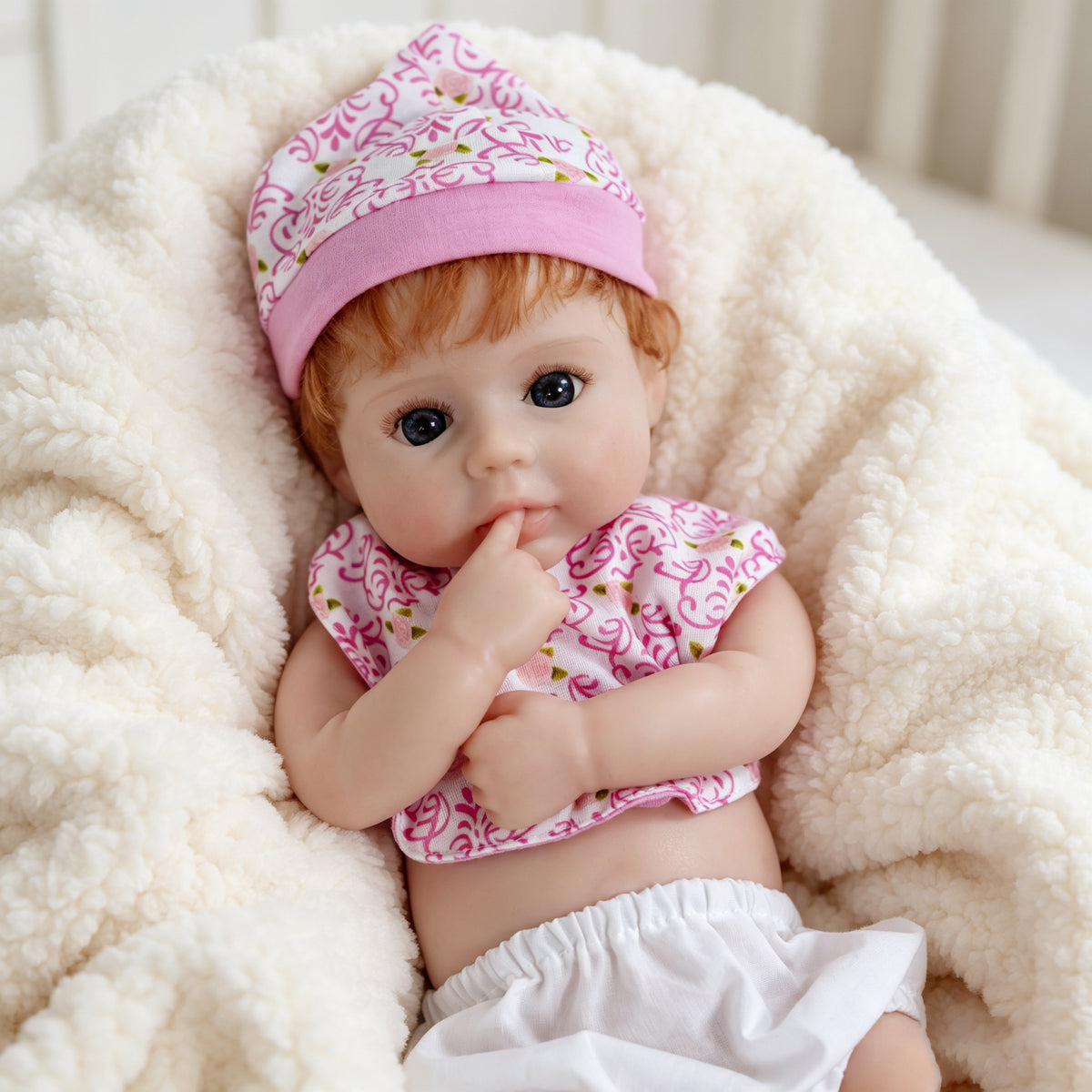 Fine‑Crafted 18 inch with Full Silicone Reborn Doll, Play‑and‑Display Doll, Ideal Selection for Birthday Surprises and Seasonal Holiday Gifting