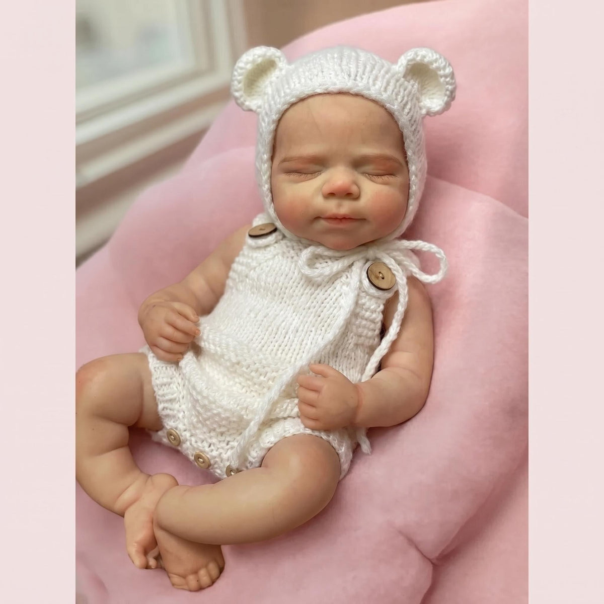 12inch Full Solid Silicone Flexible Elastic Super Soft Cute Small Size Silicone Lifelike Reborn Bebe Doll for Gifts and collectibles