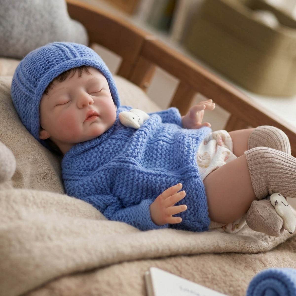 24 inch hair transplant reborn doll cloth height color 60cm simulated baby