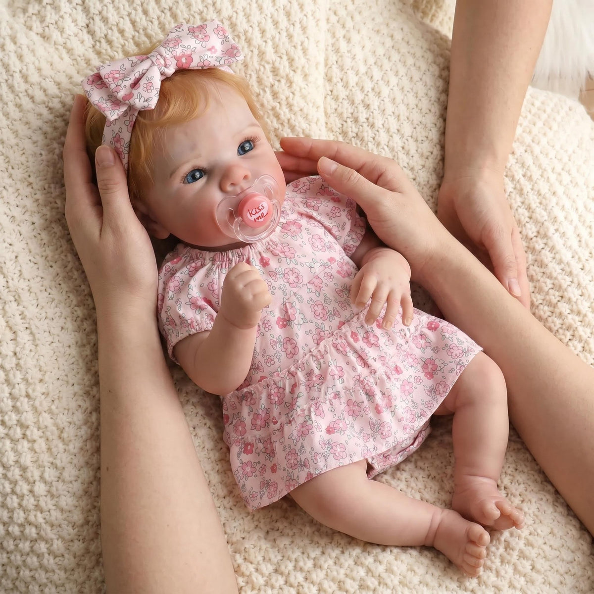 18 inch Open Eyes with Cloth Body Reborn Doll, All-Occasion Toy & Collectible Gift