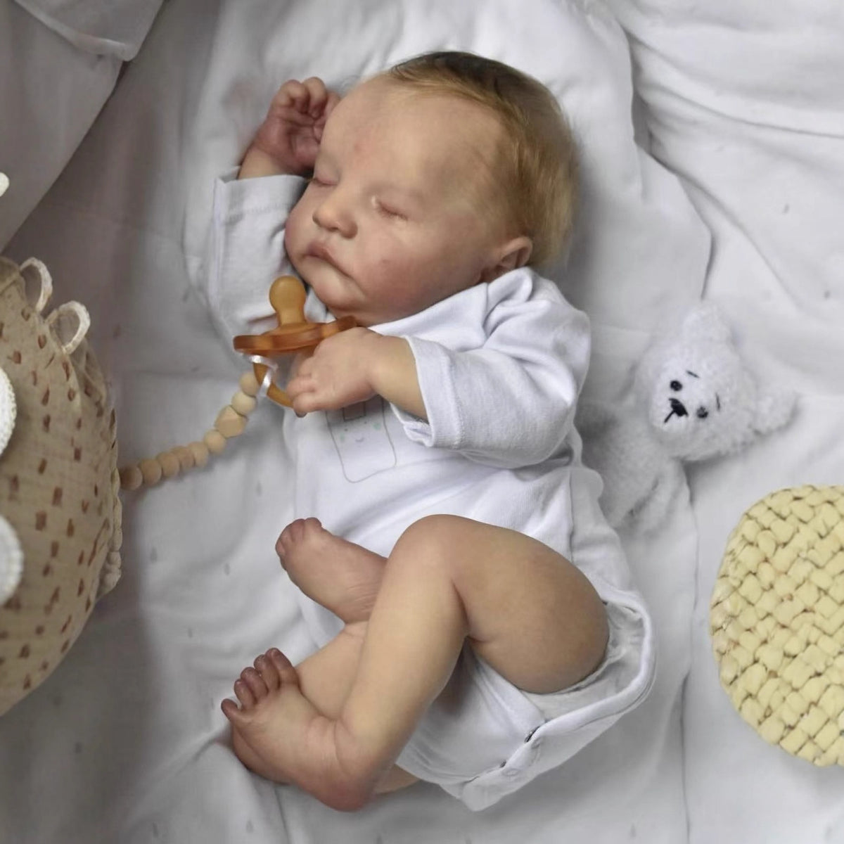 48cm Simulated Baby Full Vinyl Rebirth Doll 3D Skin children's gift