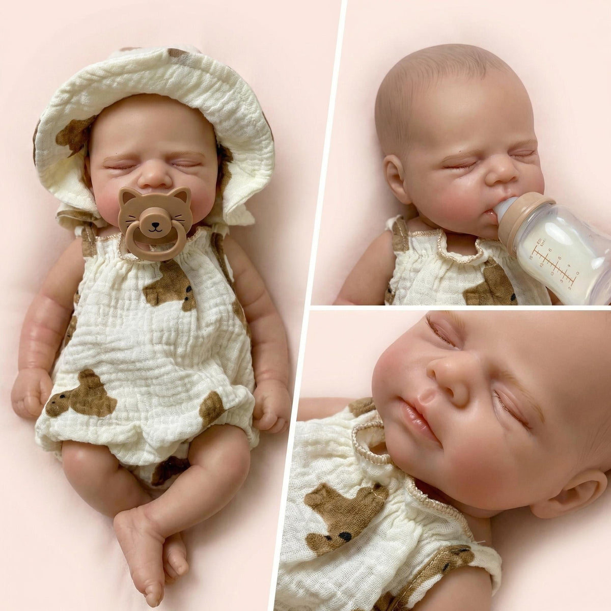 12 inch sleeveless jumpsuit pascale solid silicone reborn doll