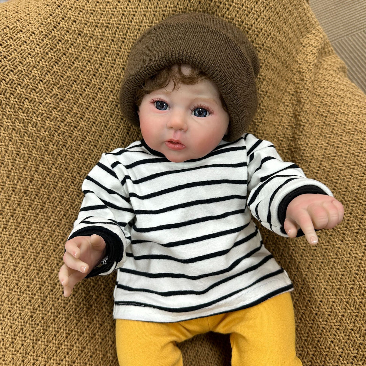 20 inch with Cloth Body Touch Soft Newborn Baby Dolls Toys for Girls Reborn Dolls