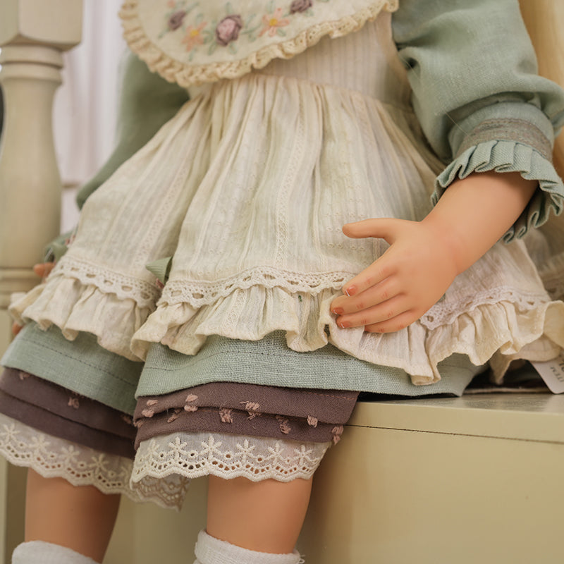 22-inch/55cm Hand-painted Ceramic Pastoral Doll Toy Porcelain Collectible Girl Dolls - Reborn Doll Australia