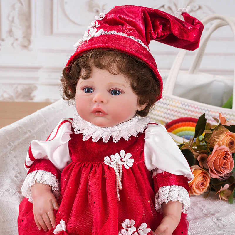 Newborn 20 inch/50cm Realistic Lifelike Reborn Baby Dolls with Soft Cloth Body for Kids Christmas Gifts - Reborn Doll Australia