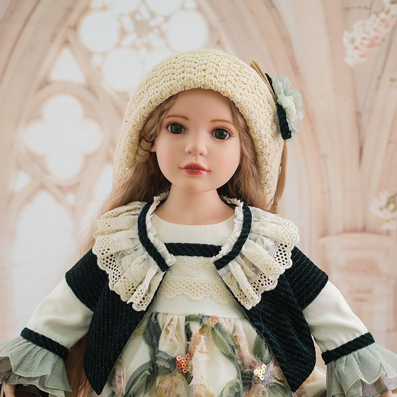 Hand-painted Modern Elegance Collectible Lady Dolls 28 Inch/70cm Princess Dress Dolls - Reborn Doll Australia