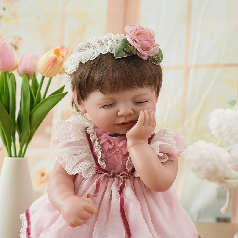 Adorable Realistic Reborn Baby Doll 20-inch/50cm Lifelike Sleeping Newborn Dolls for Kids Gift - Reborn Doll Australia