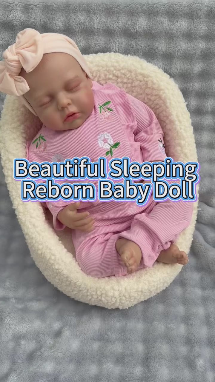 19 inch with Cloth Body Doll Realistic Vinyl Limbs With, For Therapeutic Companion & Hobby Collection
