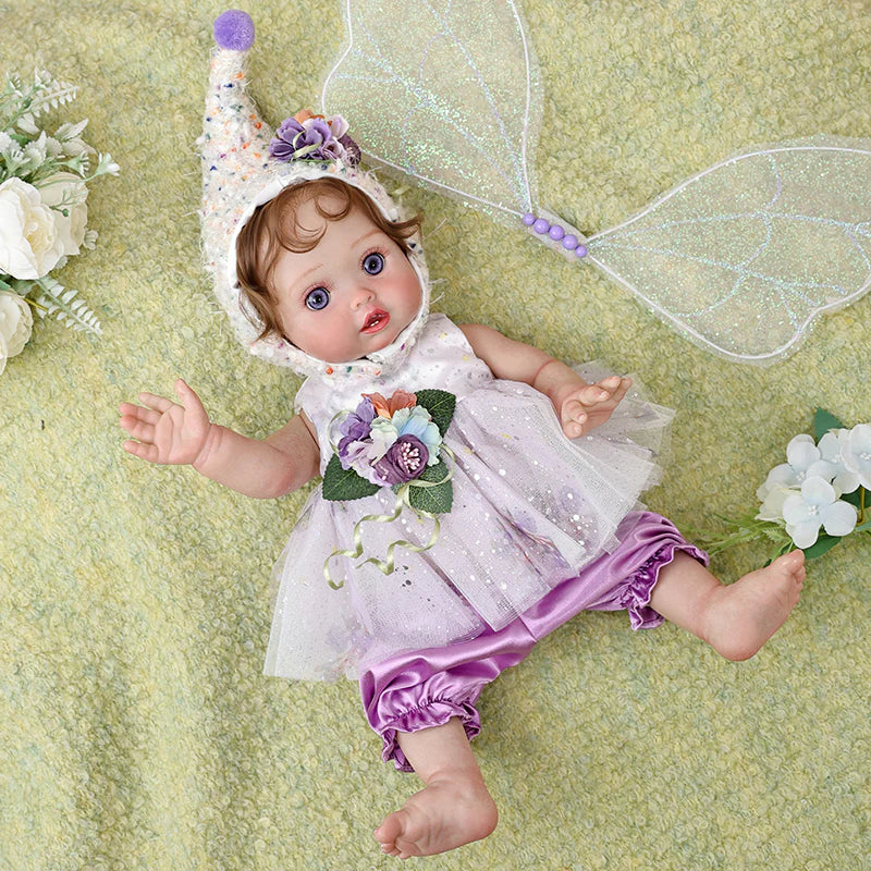 18 Inch/45cm Vinyl Lifelike Reborn Baby Doll with Magnetic Wings - Reborn Doll Australia