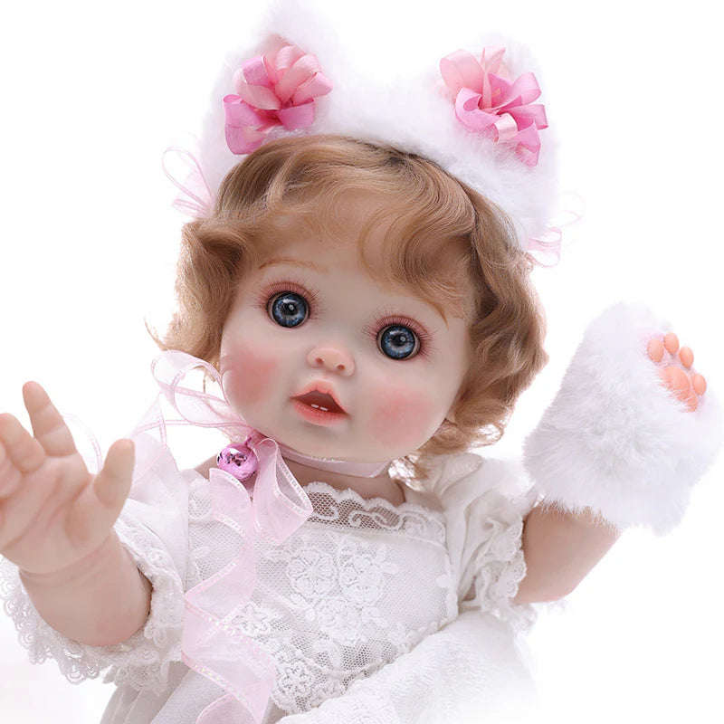 Adorable 18 Inch/45cm Trendy Toy Girl Vinyl Dolls for Kids - Reborn Doll Australia